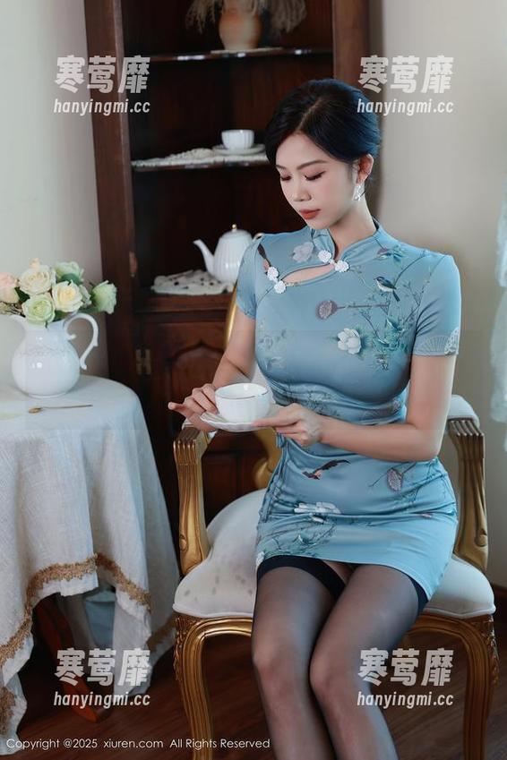 Xiuren秀人网 - 原图直出！古月小同学的豹纹，让人想喊“这么真实！”