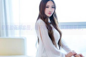 推女郎 – 星辰的花嫁套图，时不时就来个飘逸的背影，跟风跑偏